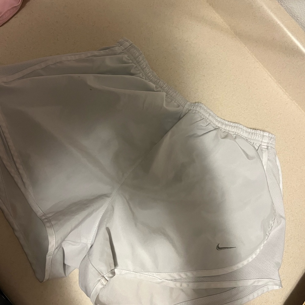 Nike Women's Light Gray Athletic Shorts